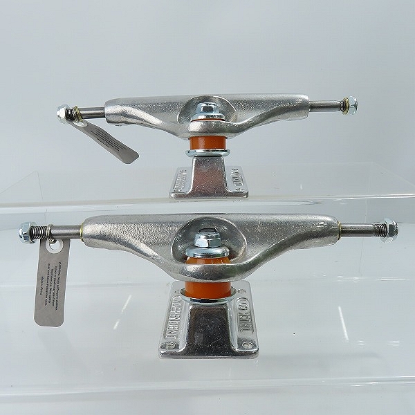 実際に弊社で買取させて頂いた(3)【未使用】INDEPENDENT/インディペンデント 144 STAGE 11 FORGED HOLLOW SILVER スケートボード トラックの画像 1枚目