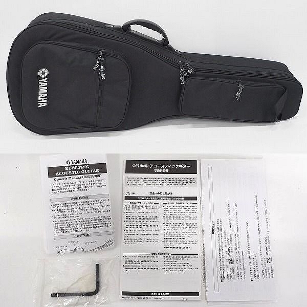 実際に弊社で買取させて頂いた★YAMAHA/ヤマハ FJX730SC エレアコ/アコースティックギター/アコギ セミハードケース付の画像 9枚目