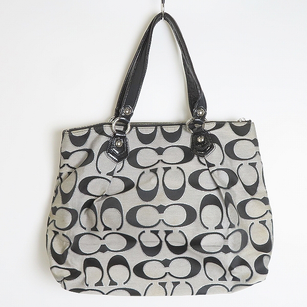 実際に弊社で買取させて頂いたCOACH/コーチ シグネチャー トートバッグ/ハンドバッグ F16289の画像 1枚目