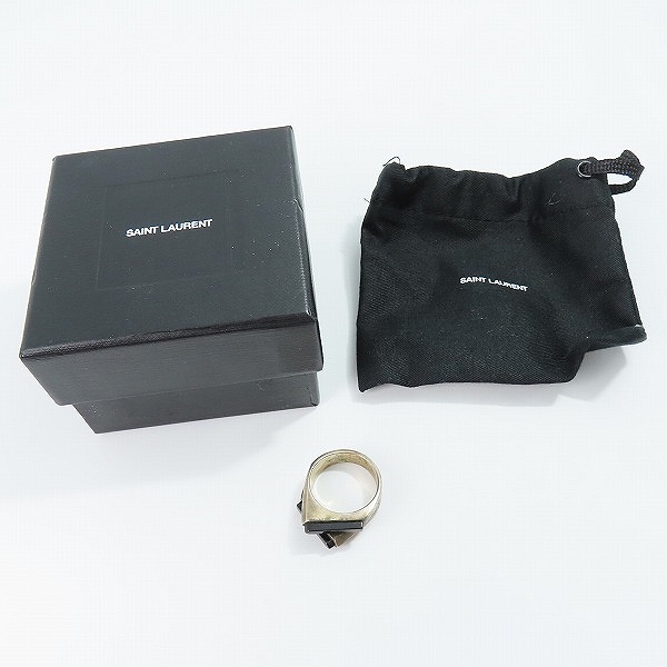 実際に弊社で買取させて頂いたSAINT LAURENT/サンローラン 捻りデザイン リング 20号の画像 7枚目