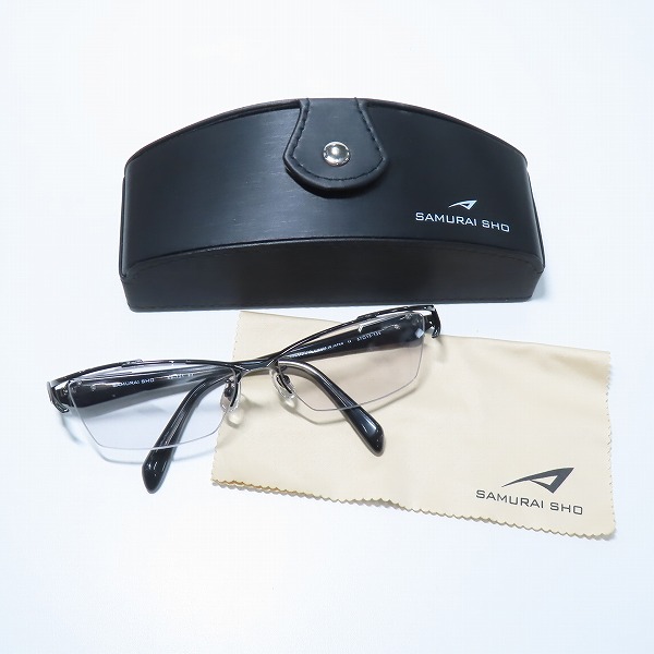 実際に弊社で買取させて頂いたSAMURAI SHO/サムライ翔 眼鏡/メガネフレーム SS-T21 #3の画像 9枚目