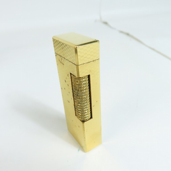 実際に弊社で買取させて頂いたdunhill/ダンヒル サイドローラー ガスライター ゴールドカラーの画像 5枚目