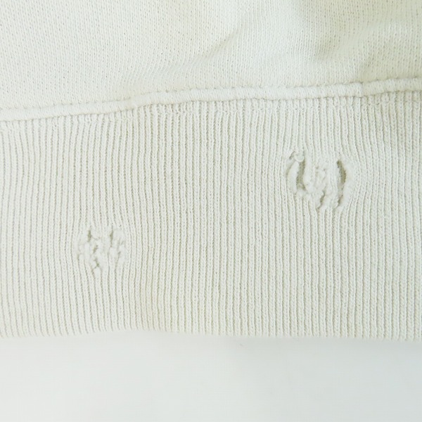 実際に弊社で買取させて頂いたMARC JACOBS×Magda Archer/マーク ジェイコブス×マグダアーチャー ヴィンテージ加工 スウェット XSの画像 6枚目