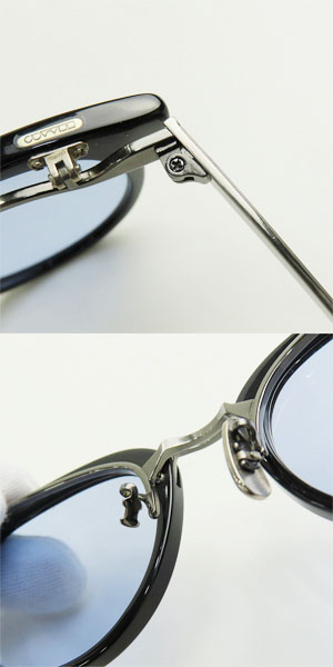 実際に弊社で買取させて頂いたOLIVER PEOPLES/オリバーピープルズ Mckinley/マッキンリー BK ボストン型跳ね上げタイプ サングラス/アイウェアの画像 4枚目