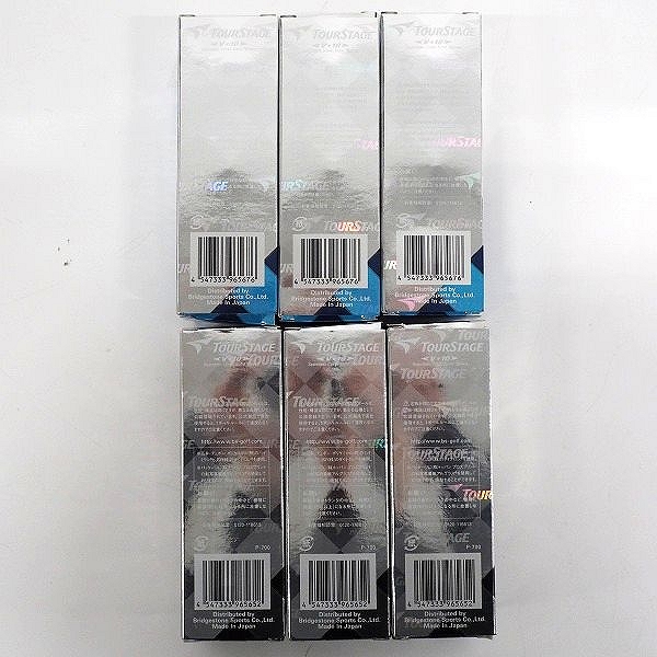 実際に弊社で買取させて頂いた【未使用】BRIDGESTONE/ブリヂストン TOURSTAGE/ツアーステージ V10 ゴルフボール ホワイト 6スリーブ/計18個の画像 3枚目