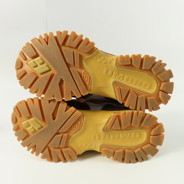 実際に弊社で買取させて頂いたUMBRO×atmos×24karats/アンブロ×アトモス×24カラッツ ボア/コーデュロイ スニーカー UL2SKC24BR/23.5の画像 2枚目