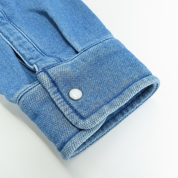 実際に弊社で買取させて頂いたBEAMS HEART/ビームスハート 　ノーカーラーデニムスウェットシャツ 42-13-0210-819/Mの画像 6枚目