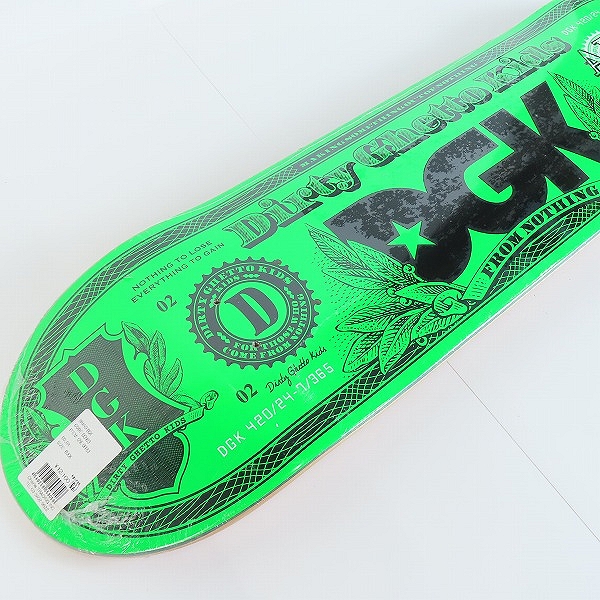 実際に弊社で買取させて頂いた【未開封】DGK/ディージーケー ONE OFF63 スケートボード デッキの画像 2枚目