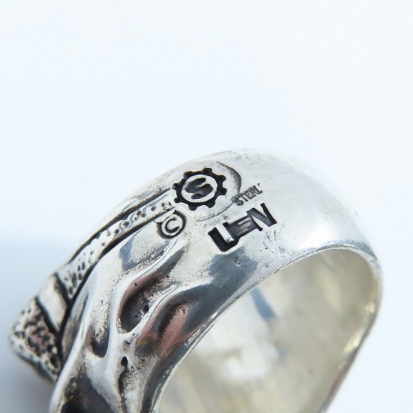 実際に弊社で買取させて頂いた【ギャラ付き】STARLINGEAR/スターリンギア USN 限定 パンチャーニューガッサーリング 22-23号 ビーズ エメラルド 2点セットの画像 6枚目