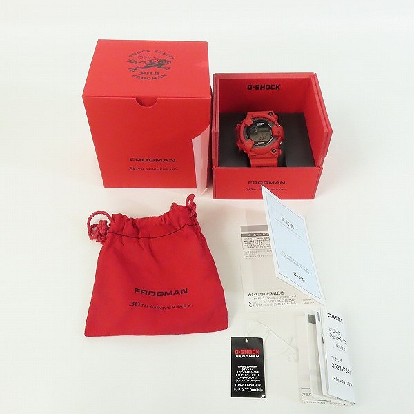 実際に弊社で買取させて頂いた【保証期間内】G-SHOCK/Gショック FROGMAN/フロッグマン 30th Anniversary/30周年 GW-8230NT-4JRの画像 7枚目