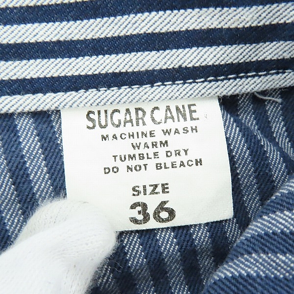 実際に弊社で買取させて頂いた(1)SUGAR CANE/シュガーケーン ヒッコリー ベイカー ショートパンツ SC51407/36の画像 4枚目