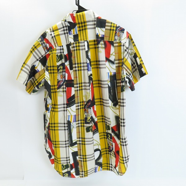 実際に弊社で買取させて頂いたBURBERRY/バーバリー ラフィティプリント 半袖シャツ 8001971/40の画像 1枚目