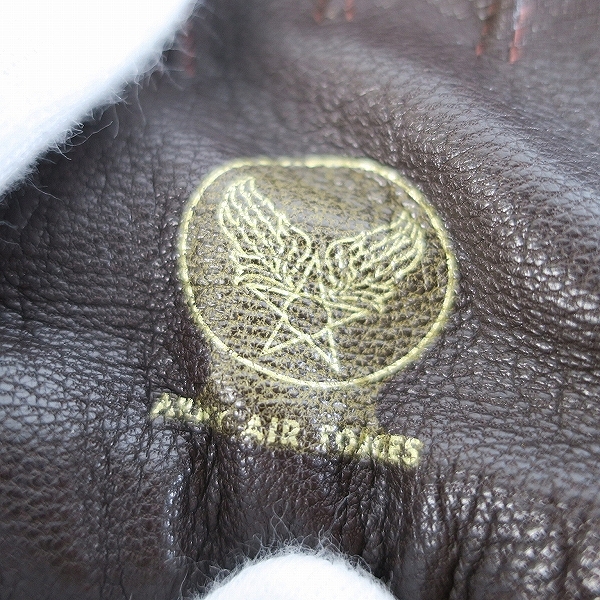 実際に弊社で買取させて頂いたBUZZ RICKSON'S/バズリクソンズ A-10 LEATHER GLOVE レザーグローブ/9の画像 4枚目