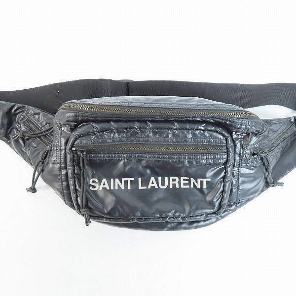 実際に弊社で買取させて頂いたSAINTLAURENTPARIS/サンローランパリ ヌックス クロスボディバッグ BLACK AND PLATINUM