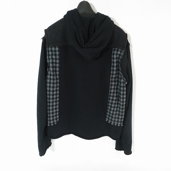 実際に弊社で買取させて頂いたJohn UNDERCOVER/ジョン アンダーカバー 19SS 再構築 フーデッド デニムジャケット JUW4205 2の画像 1枚目