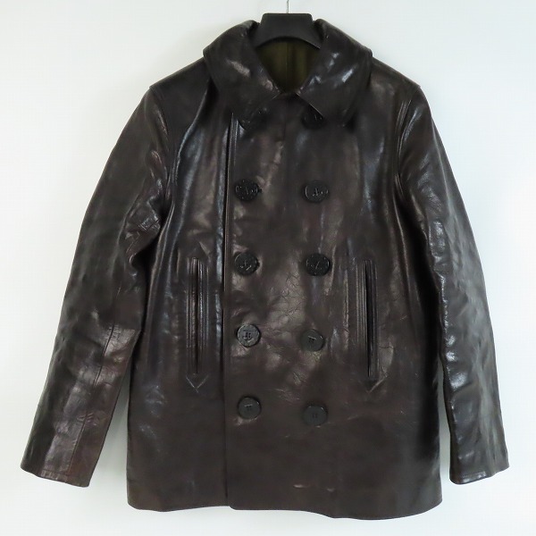 実際に弊社で買取させて頂いたBUZZ RICKSON'S/バズリクソンズ ウィリアム ギブソンコレクション レザーPコート BR80525/40