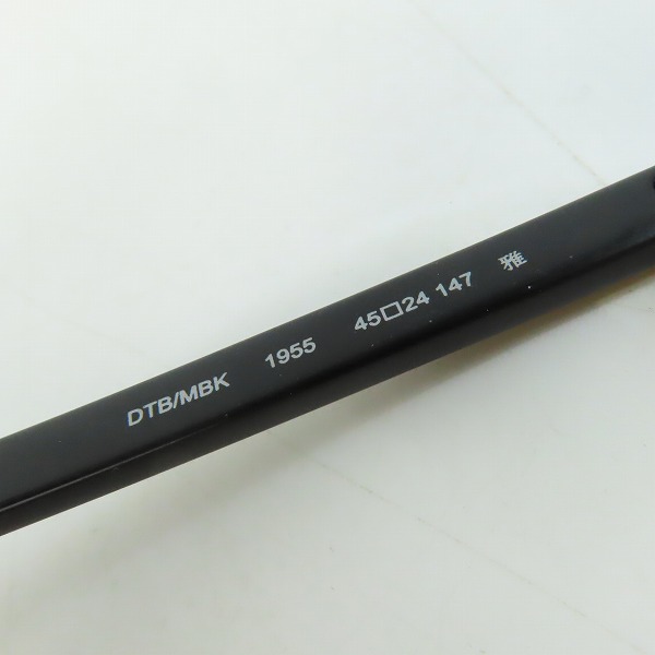 実際に弊社で買取させて頂いたOLIVER PEOPLES/オリバーピープルズ 度入り眼鏡/メガネフレーム/アイウェア 1955 雅 Limited Editionの画像 6枚目