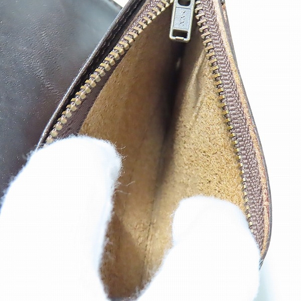 実際に弊社で買取させて頂いたWACKO MARIA×PORTER/ワコマリア×ポーター 2つ折り レザーウォレット の画像 5枚目