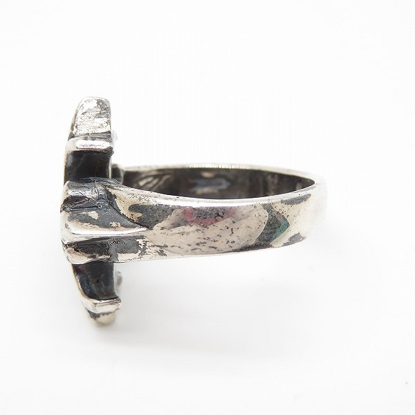 実際に弊社で買取させて頂いたCRAZY PIG/クレイジーピッグ クロス リング/指輪 18号の画像 2枚目