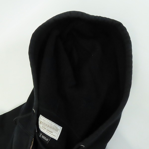 実際に弊社で買取させて頂いたNEIGHBORHOOD/ネイバーフッド ジップアップパーカー 161FPNH-CSM02S/XLの画像 6枚目