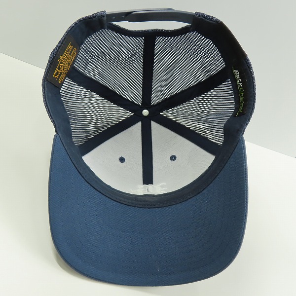 実際に弊社で買取させて頂いたBack Channel/バックチャンネル THE CLASSICS ロゴ刺繍 キャップ ネイビーの画像 4枚目