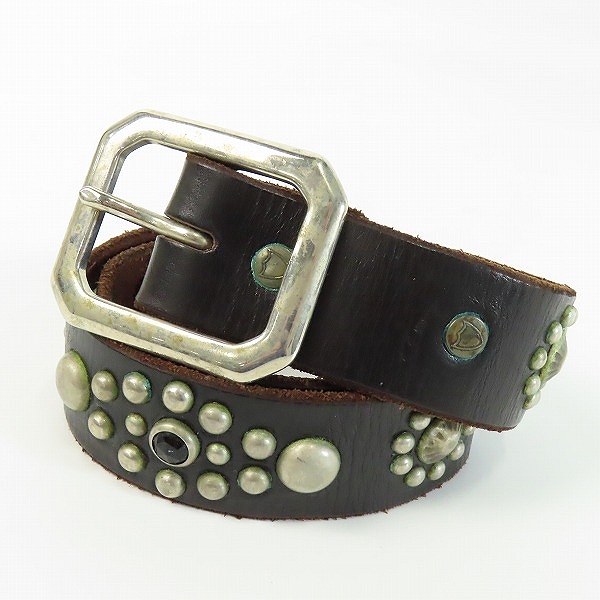 実際に弊社で買取させて頂いたHTC/Hollywood Trading Company/エイチティーシー キッズ スタッズ/コンチョ ベルト 60