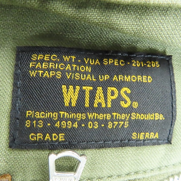 実際に弊社で買取させて頂いたWTAPS/ダブルタップス 14AW SNEAK M-65 ミリタリー ジャケット 142GWDT-JKM01S/1の画像 3枚目