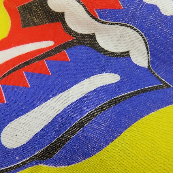 実際に弊社で買取させて頂いたTHE ROLLING STONES/ザローリングストーンズ コピーライト1989/90S/ヴィンテージ TOKYO1990東京ツアー Tシャツ XLの画像 5枚目