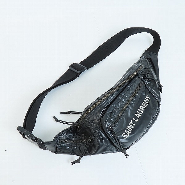 実際に弊社で買取させて頂いたSAINTLAURENTPARIS/サンローランパリ ヌックス クロスボディバッグ BLACK AND PLATINUMの画像 9枚目