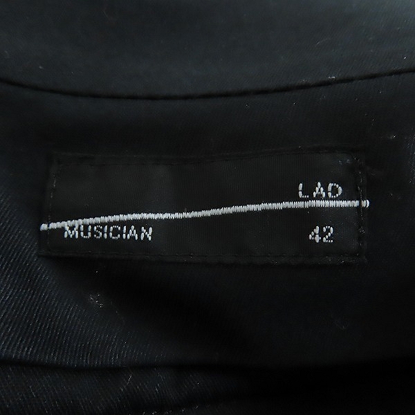 実際に弊社で買取させて頂いたLAD MUSICIAN/ラッドミュージシャン 23SS 2TUCK WIDE SLACKS 2223-556/42の画像 2枚目