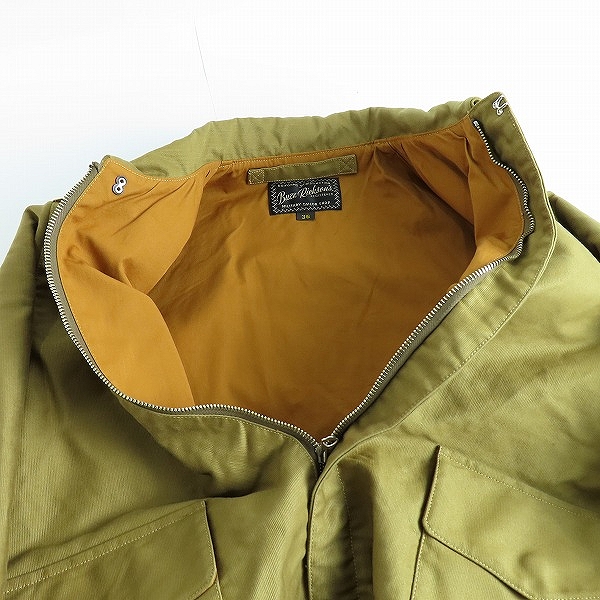 実際に弊社で買取させて頂いたBuzz Rickson’s/バズリクソンズ A-2/AVIATION ASSOCIATES JUNGLE CLOTH/フライトジャケット BR14934/36の画像 2枚目
