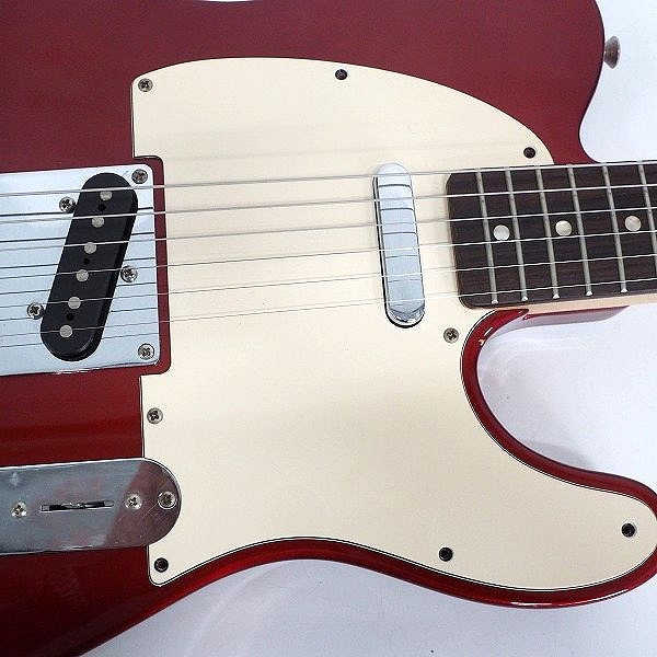 実際に弊社で買取させて頂いた★メーカー不明 テレキャスターType エレキギター ギグケース付の画像 4枚目