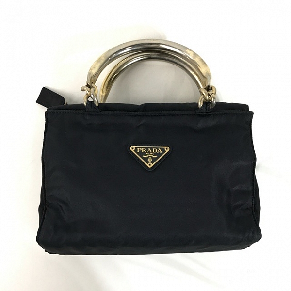 実際に弊社で買取させて頂いたPRADA/プラダ メタルハンド ハンドバッグ