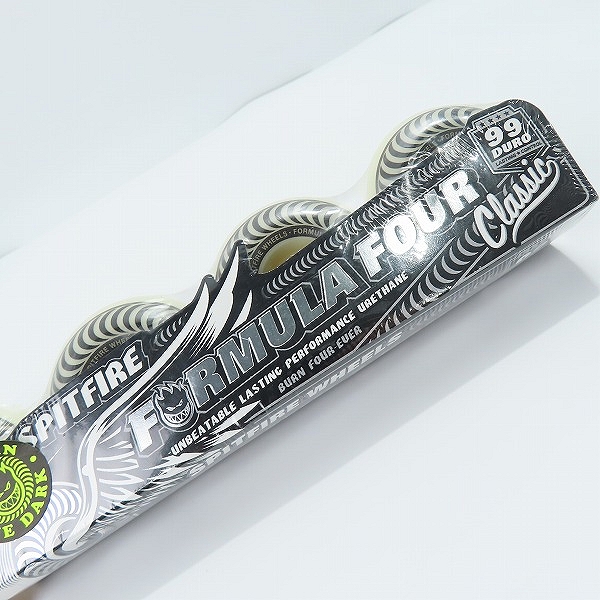 実際に弊社で買取させて頂いた【未開封】SPITFIRE/スピリットファイヤ FORMULA FOUR F4 WHEELS 99D GLOW CLASSIC 52mmの画像 4枚目