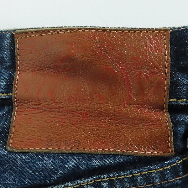 実際に弊社で買取させて頂いたEVISU/エヴィス Lot.2005 RING デニムパンツ/34×35の画像 2枚目