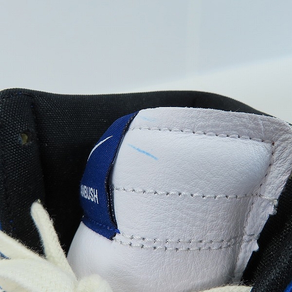 実際に弊社で買取させて頂いたNIKE×AMBUSH/ナイキ×アンブッシュ DUNK HIGH DEEP ROYAL/ダンク ハイ ディープ ロイヤル CU7544-400/27の画像 6枚目