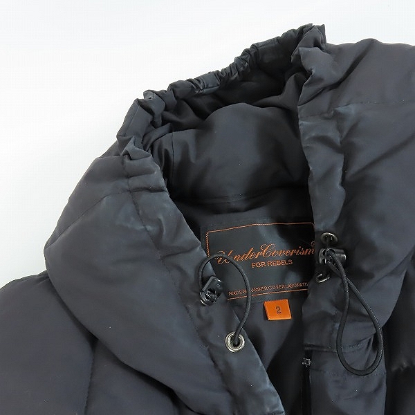 実際に弊社で買取させて頂いたUNDER COVER/アンダーカバー UNDERCOVERISM/アンダーカバーイズム  アーカイブ 06AW GURUGURU期 袖レザー ダウンジャケット/2の画像 4枚目