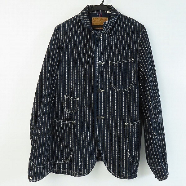 実際に弊社で買取させて頂いたSUGAR CANE/シュガーケーン ウォバッシュ ストライプ/カバーオール SC12050/38