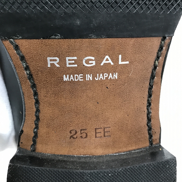 実際に弊社で買取させて頂いたREGAL/リーガル ストレートチップ レザーシューズ Y513/25の画像 6枚目