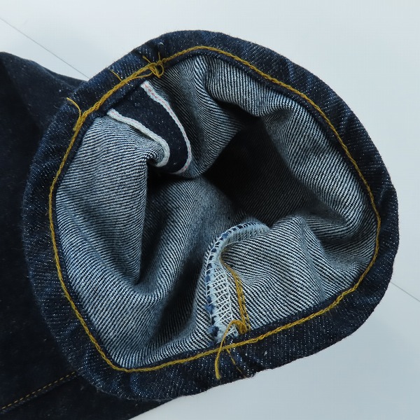 実際に弊社で買取させて頂いたLEVI'S/リーバイス 501XX 復刻 バレンシア工場製 ビッグE ボタン裏555 デニムパンツ/W29L36の画像 6枚目