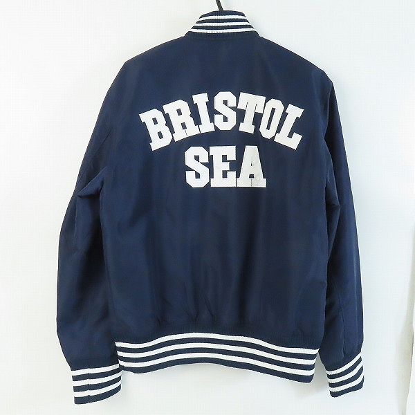 実際に弊社で買取させて頂いたF.C.Real Bristol×wind and sea/エフシーレアルブリストル×ウィンダンシー 22SS スタジャン FCRB-WDS-22S-01/Mの画像 1枚目