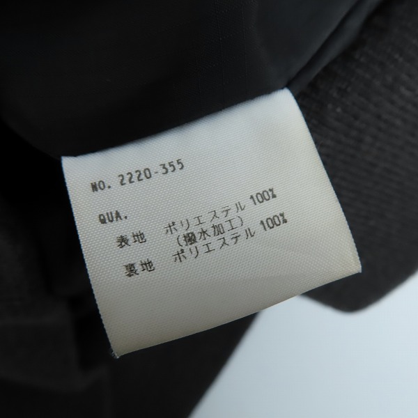 実際に弊社で買取させて頂いたLAD MUSICIAN/ラッドミュージシャン MA-1 ブルゾン ブラック 2220-355/44の画像 3枚目