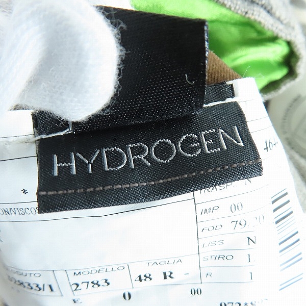 実際に弊社で買取させて頂いたHYDROGEN × LUIGI BIANCHI MANTOVA/ハイドロゲン×ルイジビアンキ ダブルジャケット/48の画像 4枚目