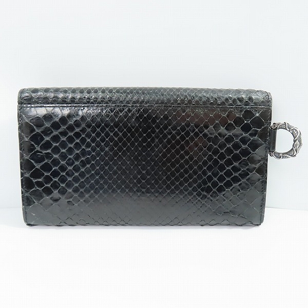 実際に弊社で買取させて頂いたBloody Mary/ブラッディマリー ロングウォレット/長財布 Dカン パイソンの画像 1枚目