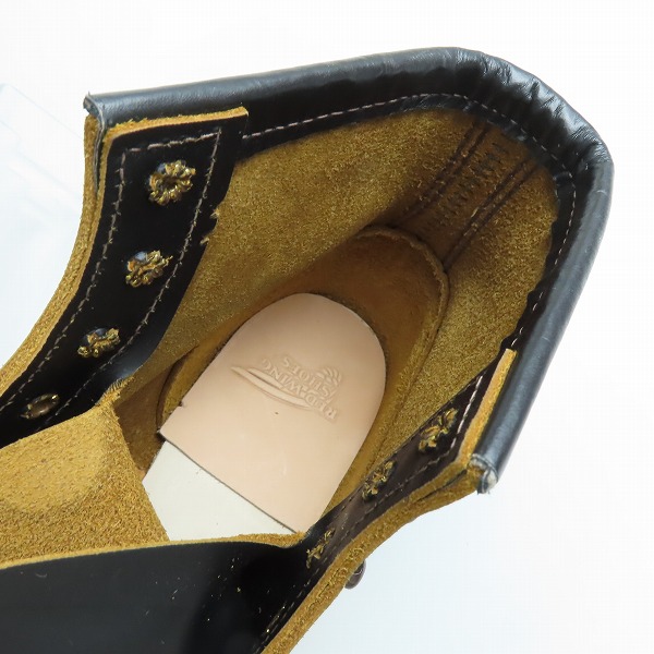 実際に弊社で買取させて頂いたREDWING/レッドウィング BECKMAN BOOTS FLAT BOX ベックマンブーツ フラットボックス 9060/US8.5の画像 4枚目