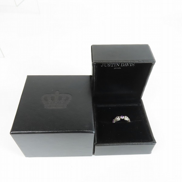 実際に弊社で買取させて頂いたJustin Davis/ジャスティンデイビス CHERISH w/STONE リング SRJ325/9号の画像 8枚目