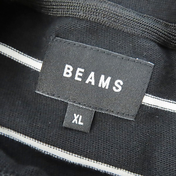 実際に弊社で買取させて頂いたBEAMS/ビームス マルチボーダー柄 胸ポケット付き 半袖カットソー/XLの画像 2枚目