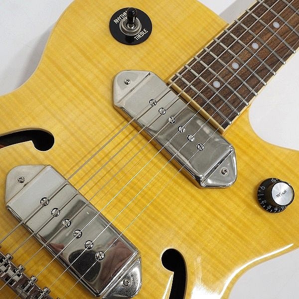 実際に弊社で買取させて頂いた★Epiphone/エピフォン  WILDKAT AN 2ND/ワイルドキャット セミアコ Bigsby搭載 エレキギター ハードケース付の画像 5枚目