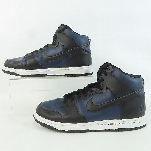 実際に弊社で買取させて頂いたNIKE×FRAGMENT DESIGN/ナイキ×フラグメントデザイン DUNK HI/F ダンクハイ ミッドナイトネイビー DJ0383-400/28.0の画像 3枚目