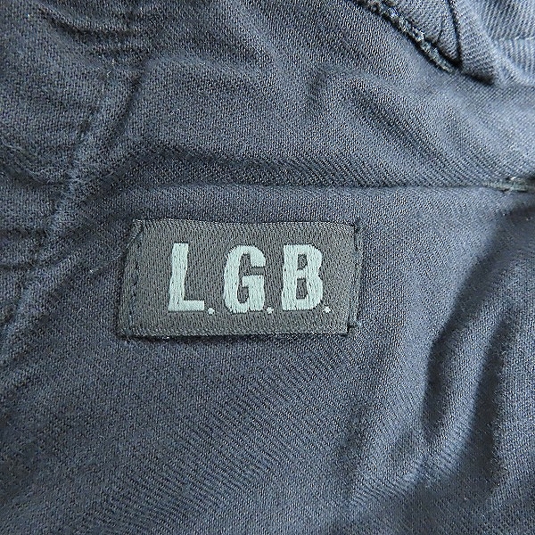 実際に弊社で買取させて頂いたL.G.B/ルグランブルー TR-SARROUEL2 8862DB サルエルパンツ 28の画像 4枚目